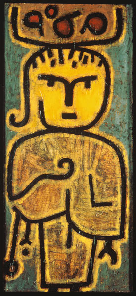 Kleiner Obsthändler von Paul Klee