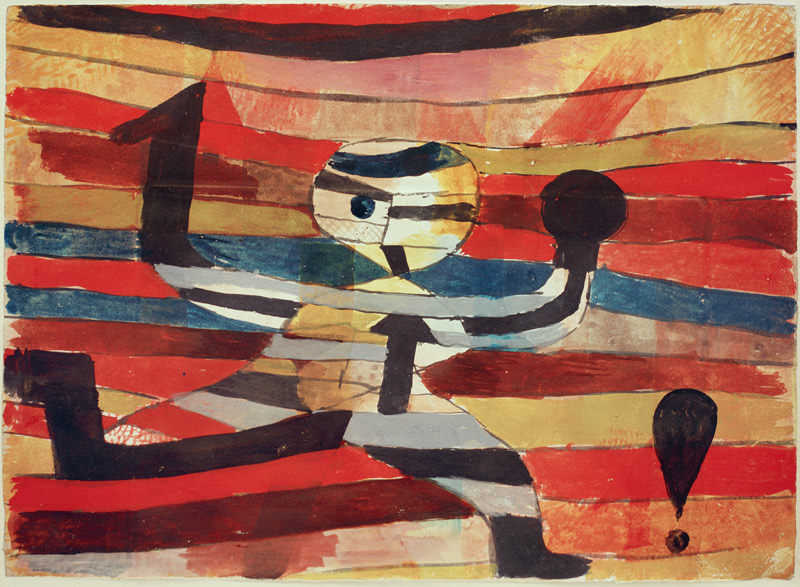 Laeufer, 1920/25. von Paul Klee