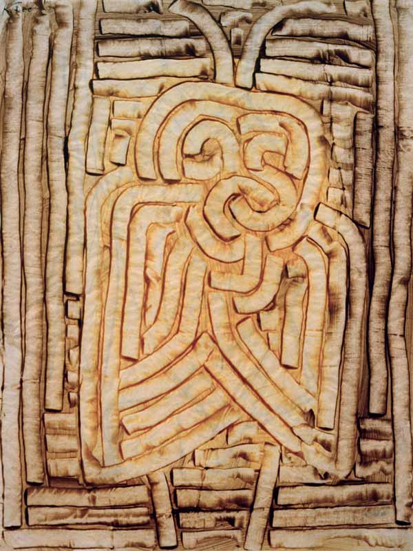 Maske Motte, 1933, 290 (Z 10). von Paul Klee