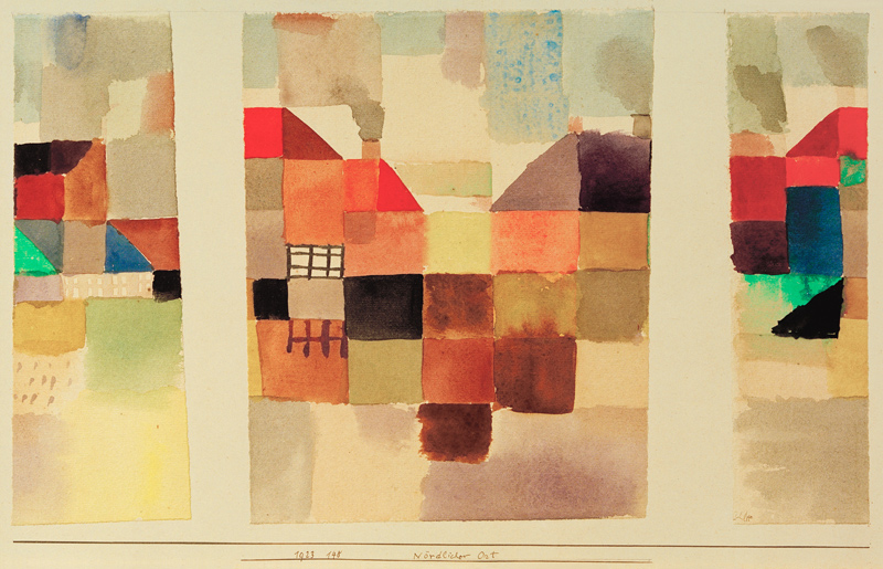 Noerdlicher Ort, 1923, 140. von Paul Klee
