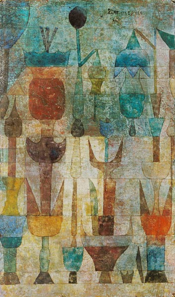 Pflanzen früh am Morgen von Paul Klee