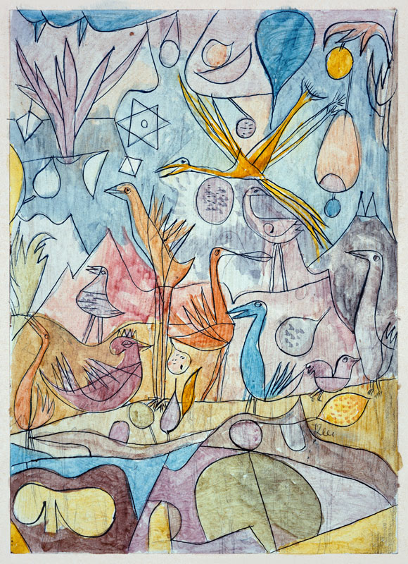 Vogelsammlung von Paul Klee