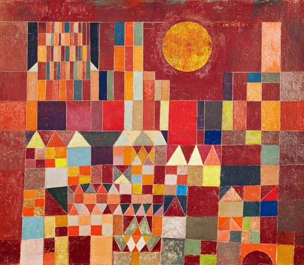 Burg und Sonne von Paul Klee