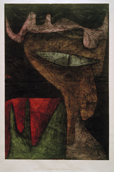 Daemonisches Fraeulein, 1937, 80. von Paul Klee