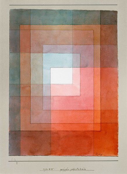 Polyphon gefasstes Weiss von Paul Klee