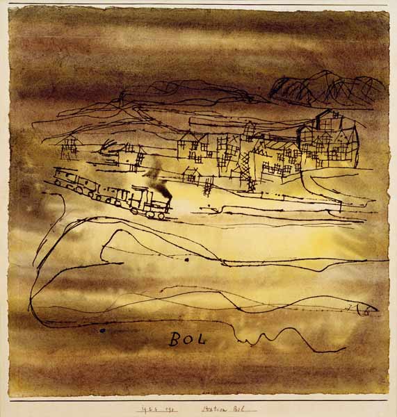 Station Bol, 1924.190 von Paul Klee