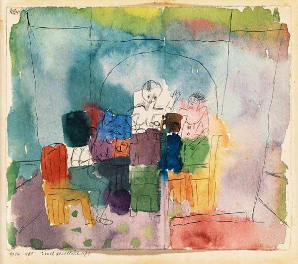 Tischgesellschaft von Paul Klee