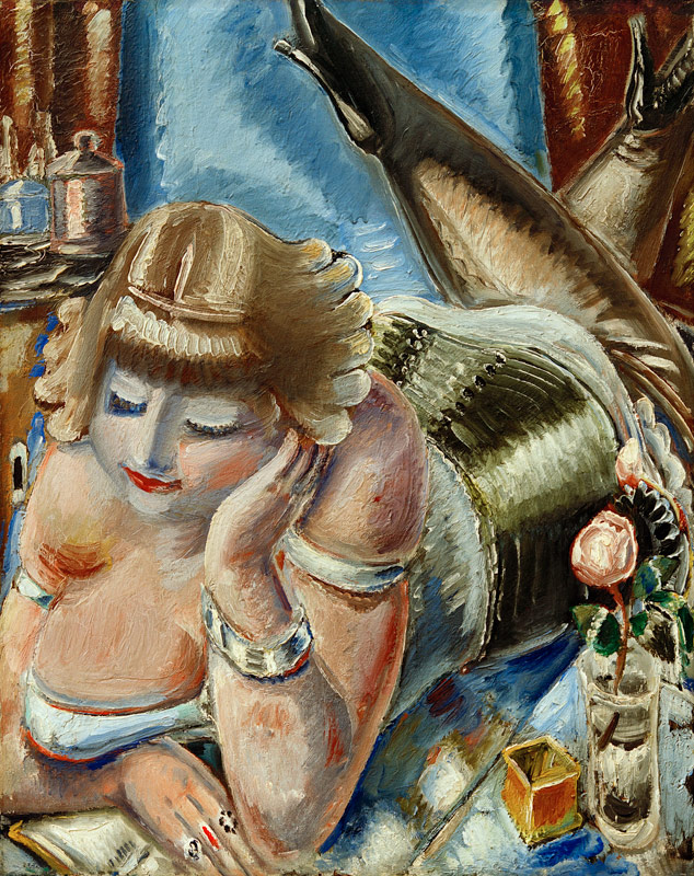 Lesende Frau von Paul Kleinschmidt