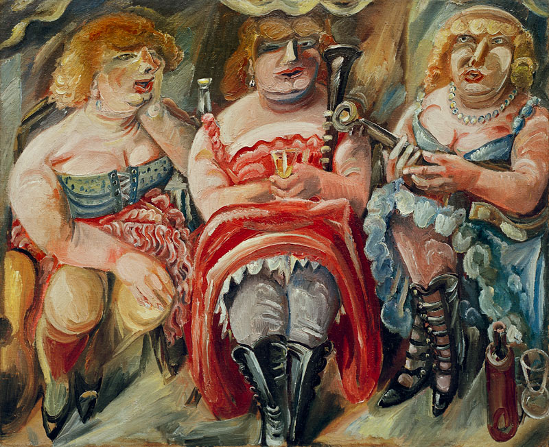 Pause der Damenkapelle von Paul Kleinschmidt