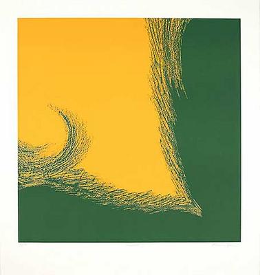 Dualität I (Grün/Gelb) von Paul Nievergelt