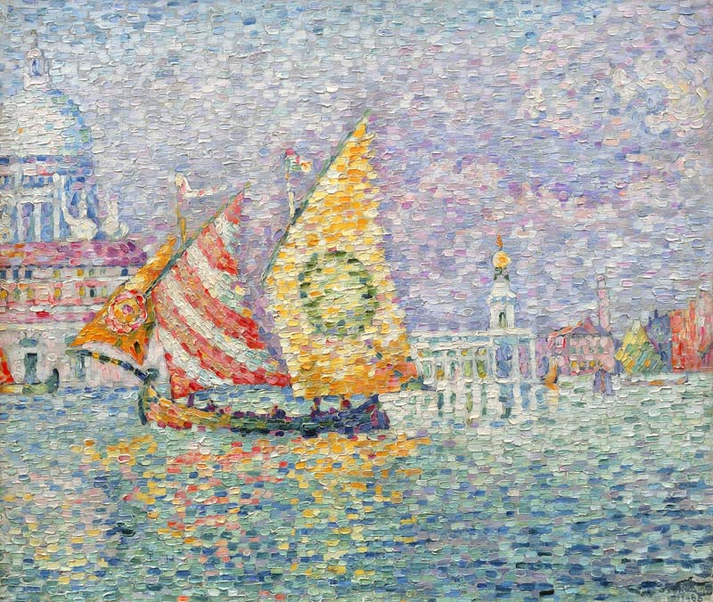 Bragozzo, Venedig von Paul Signac
