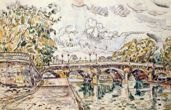 The Pont Neuf, Paris von Paul Signac