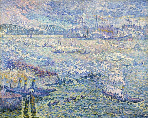 Rotterdam. Les Fumées von Paul Signac