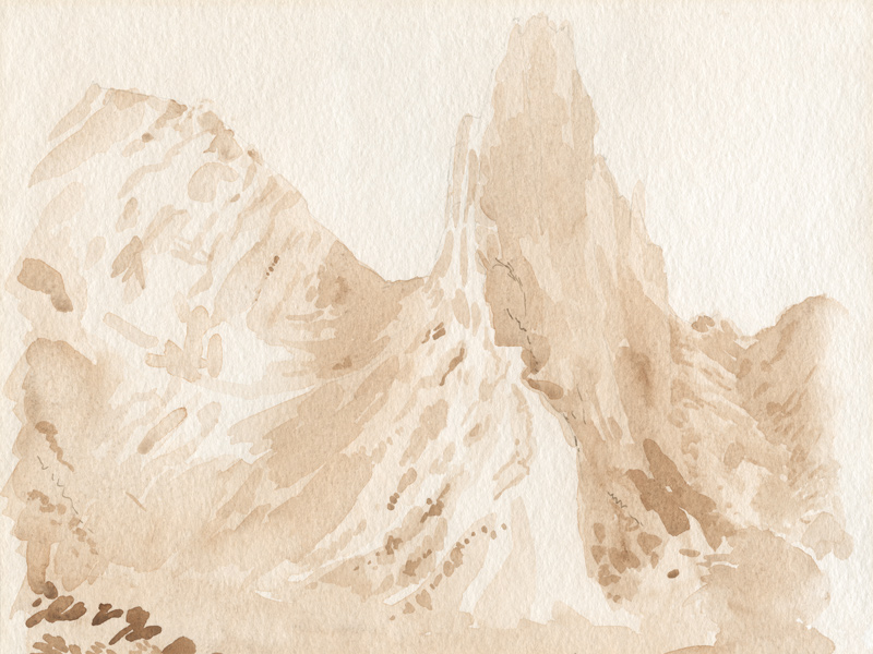 Alpenlandschaft von Paul van Freudental