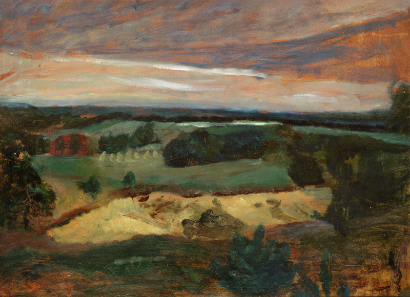 Blick vom Weyerberg von Paula Modersohn-Becker