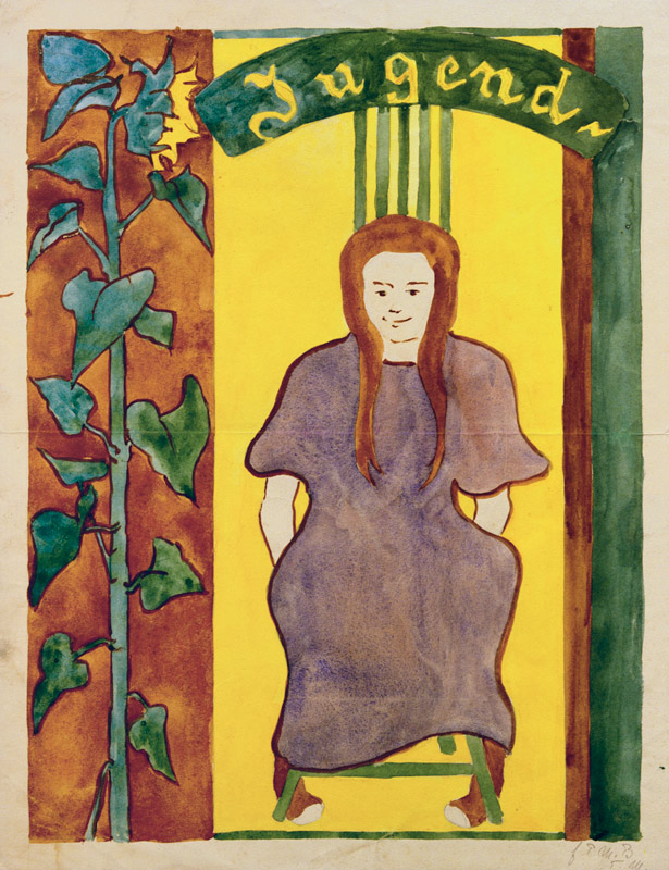 Entwurf für Jugend von Paula Modersohn-Becker