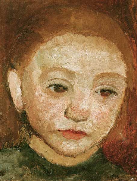 Kopf eines Mädchens von Paula Modersohn-Becker