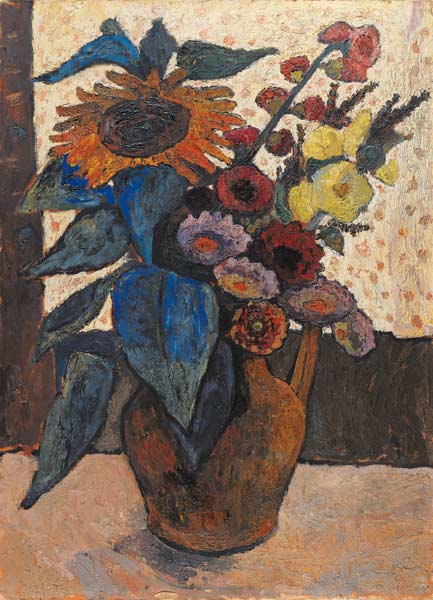 Stilleben mit Blumen von Paula Modersohn-Becker