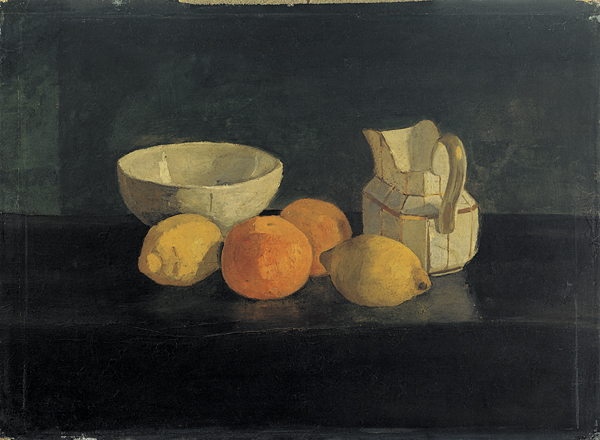 Stillleben mit Schale und Milchkännchen von Paula Modersohn-Becker