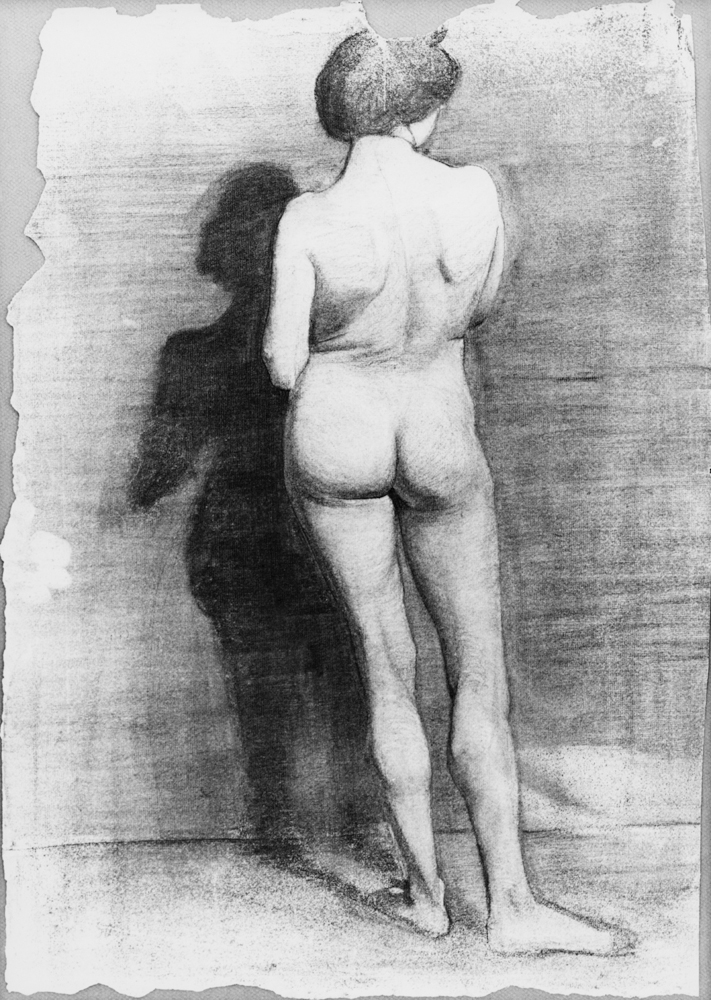 Weiblicher Rückenakt von Paula Modersohn-Becker