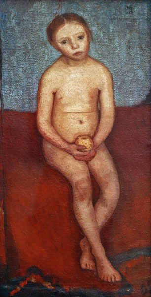 Nacktes Mädchen von Paula Modersohn-Becker