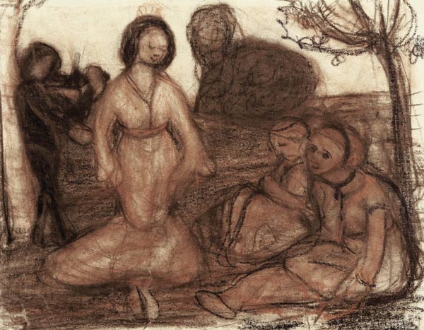 Tanzende Prinzessin von Paula Modersohn-Becker