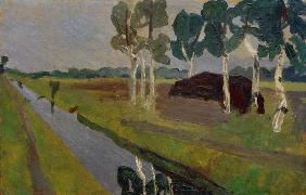 P.Modersohn-Becker, Graue Moorlandschaft