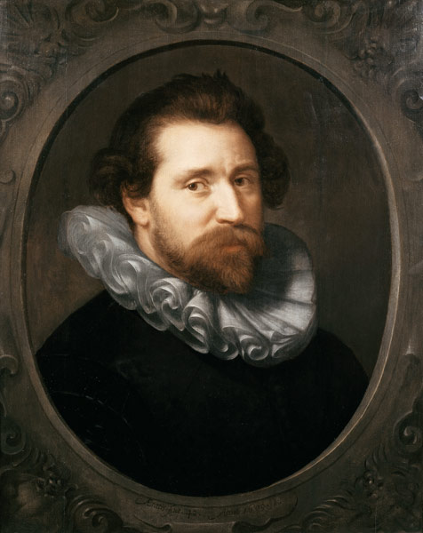 Porträt von Abraham Bloemaert (1566-1651) von Paulus Moreelse