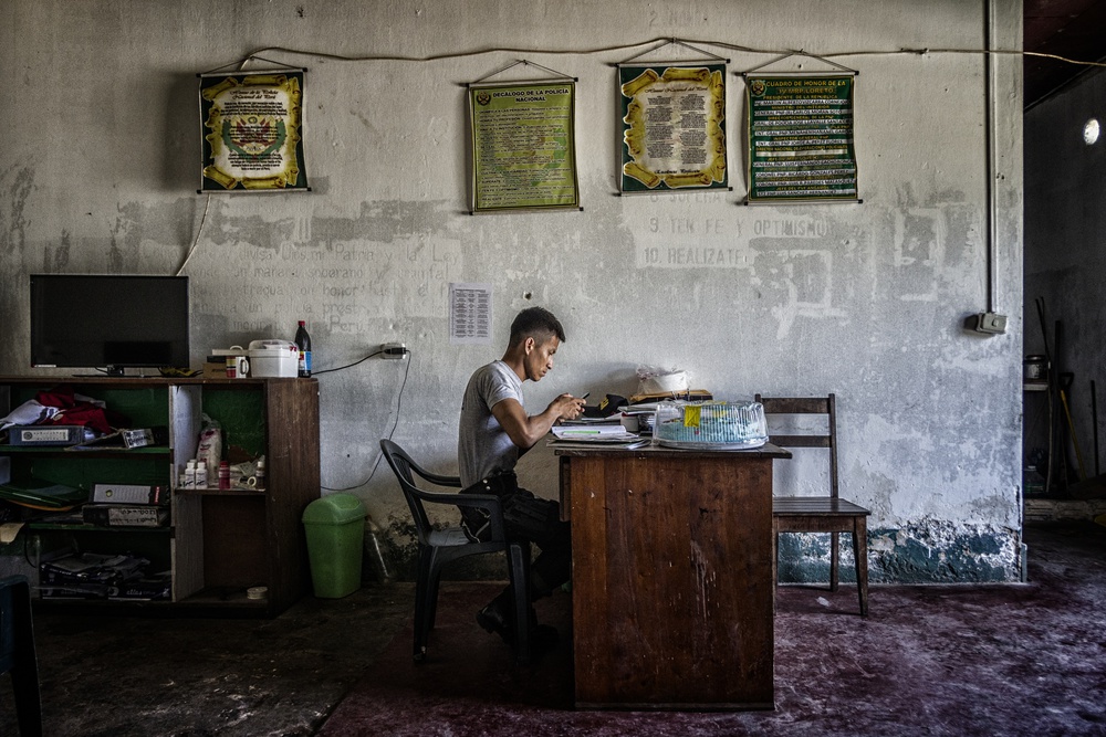 cake at police station von Pavol Stranak