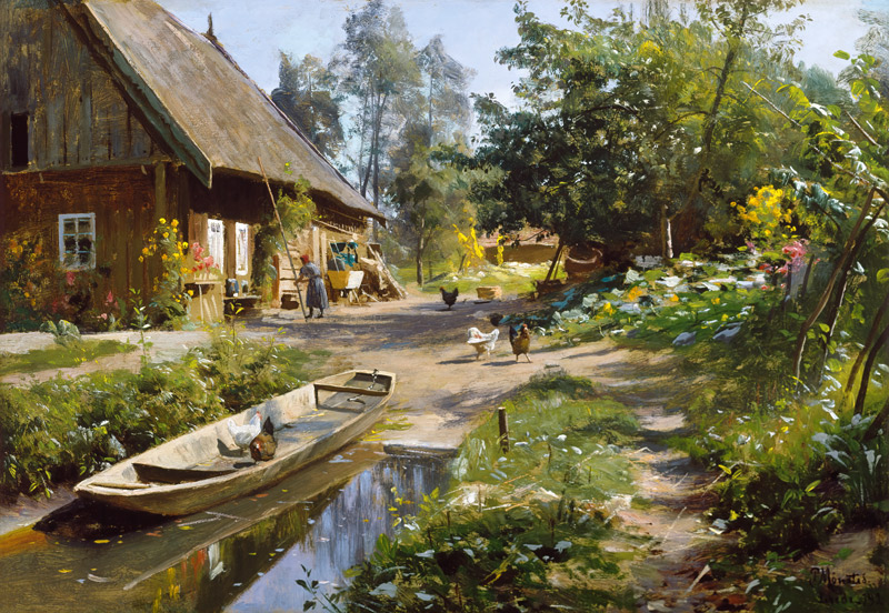 Sonniger Tag auf dem Lande von Peder Mørk Mønsted