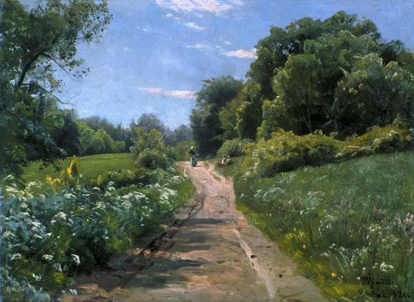 Sommerspaziergang von Peder Mørk Mønsted