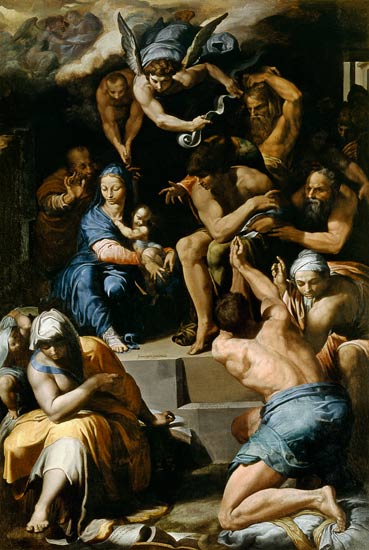 Anbetung der Hirten von Pellegrino Tibaldi