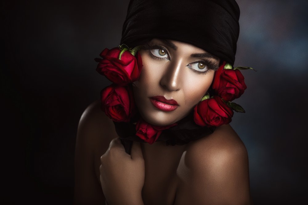 Frame of roses von Peppe Tambè