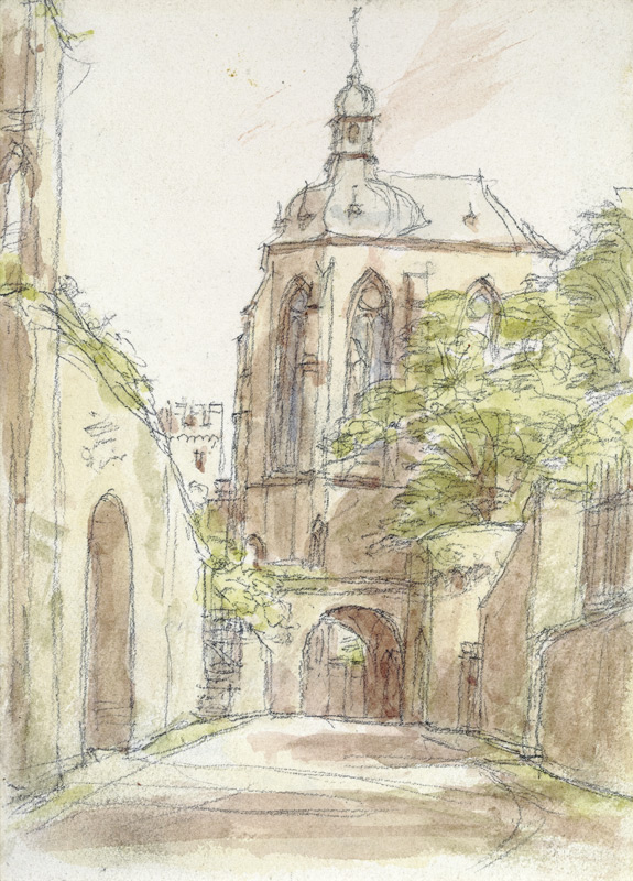 Die Werner-Kapelle in Oberwesel von Peter Becker