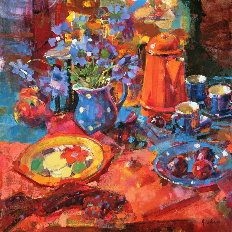 Devon Morning (oil on canvas)  von Peter  Graham