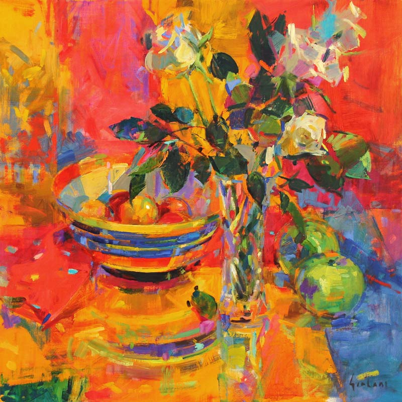 Still Life with Clarice Cliff Bowl von Peter  Graham