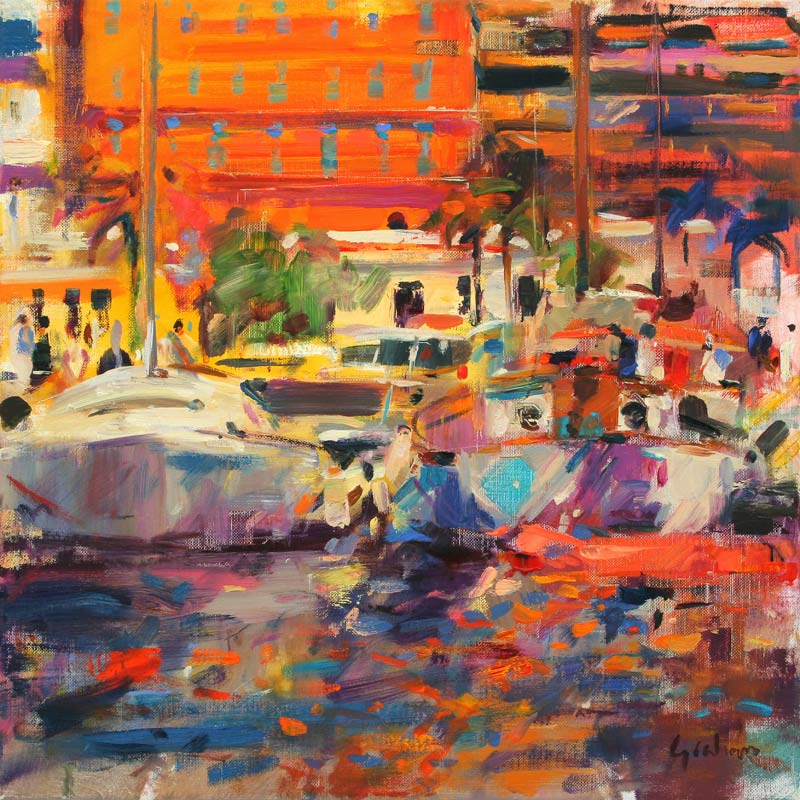 The Riviera at Menton von Peter  Graham