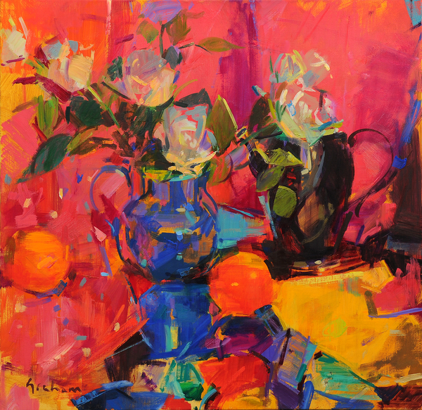 Blue and Rose von Peter  Graham