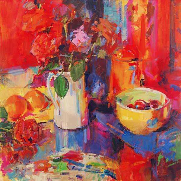 Candy Roses (oil on canvas)  von Peter  Graham