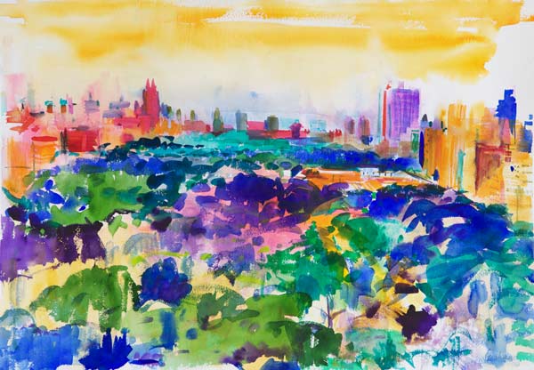 Central Park, New York von Peter  Graham