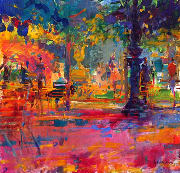 La Terrasse du Jardin von Peter  Graham