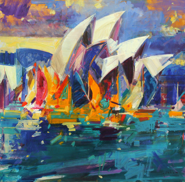 Sydney Flying Colours von Peter  Graham