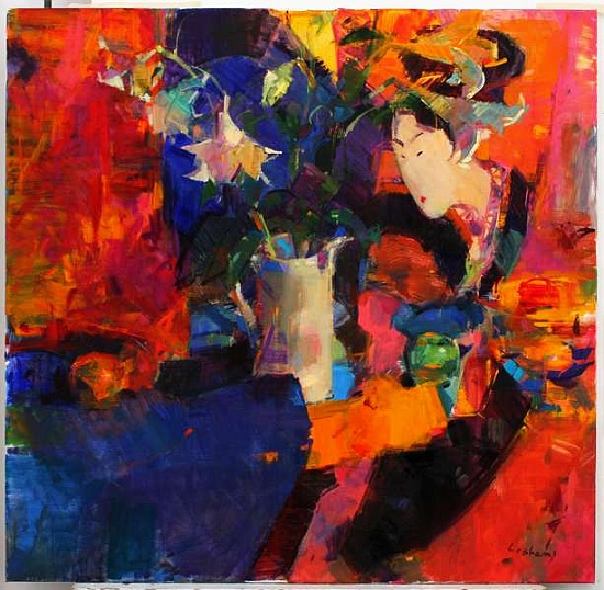 White Lilies von Peter  Graham