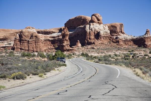 Rock Pinnacles Arches National Park Utah von Peter Mautsch