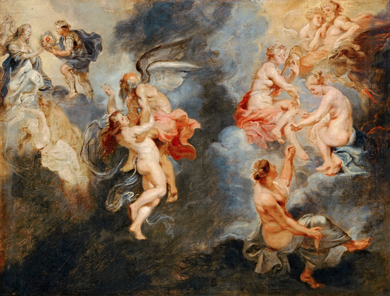 Der Triumph der Wahrheit (Gemäldezyklus für Maria de' Medici) von Peter Paul Rubens