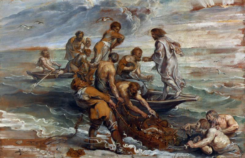 Der wunderbare Fischzug von Peter Paul Rubens