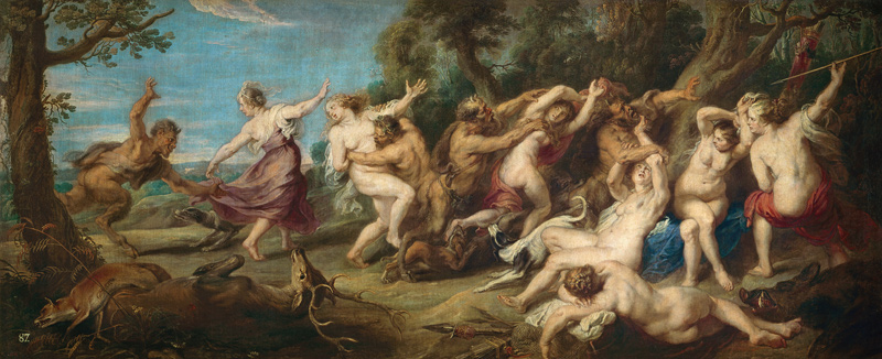 Rubens / Nymphs of Diana & Satyrs von Peter Paul Rubens