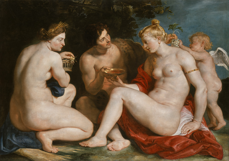 Venus, Cupid, Bacchus and Ceres von Peter Paul Rubens