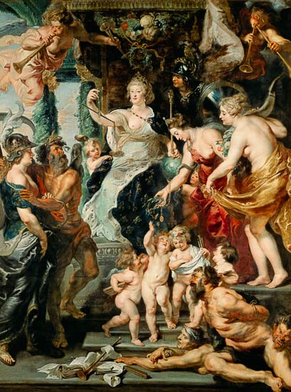 Medici-Zyklus: Die glückliche Regentschaft. von Peter Paul Rubens