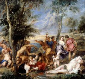 The Andrians, a free copy after Titian